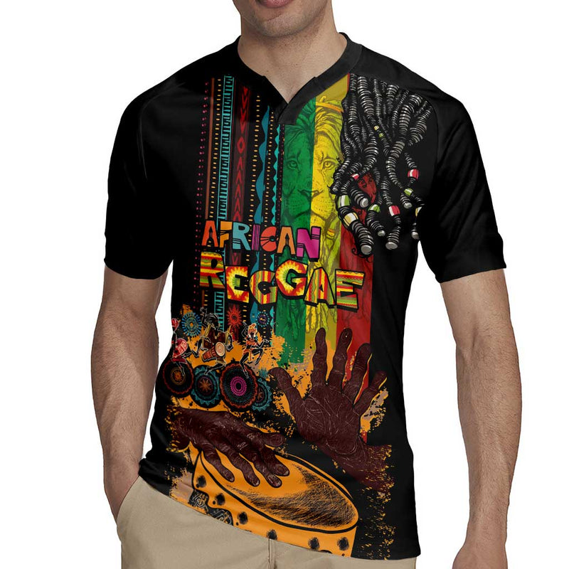 Afro-caribbean African And Reggae Art Music Rugby Jersey