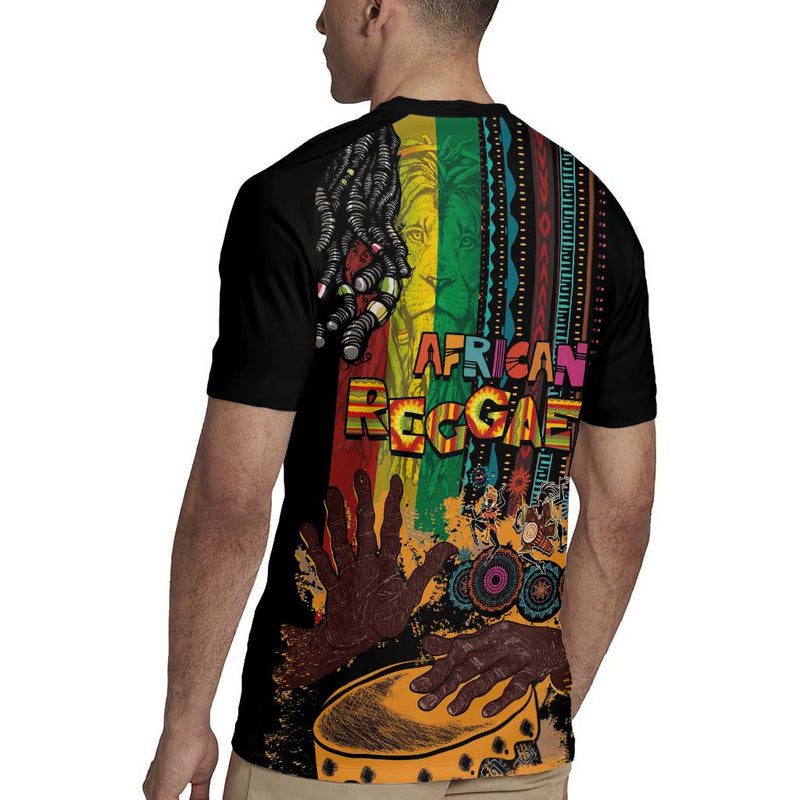 Afro-caribbean African And Reggae Art Music Rugby Jersey