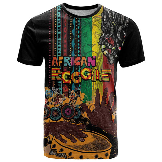 Afro-Caribbean African and Reggae Art Music T Shirt