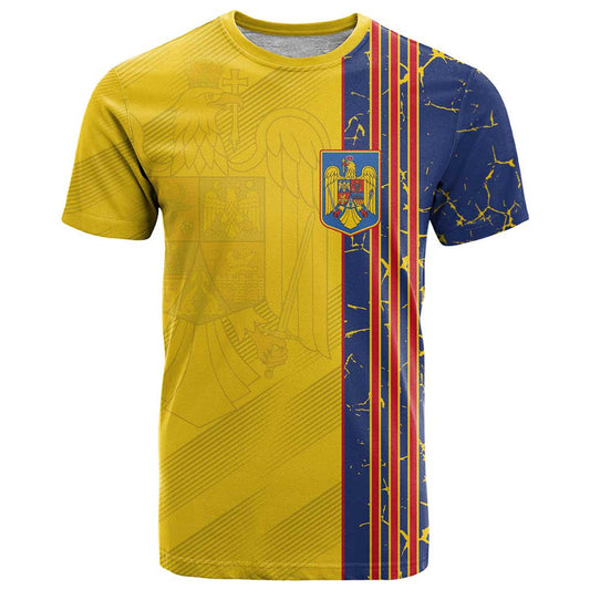 Custom Romania Football 2024 Go Champion T Shirt
