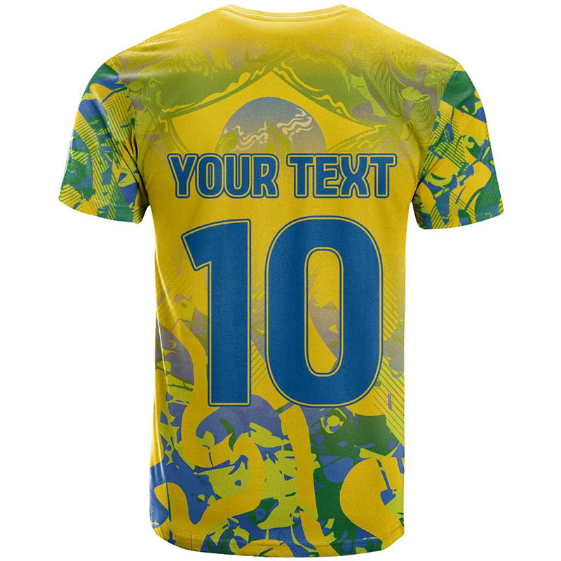 Custom Brazil Football Champion 2024 T Shirt