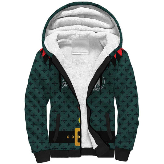 Custom German Christmas German Football Jersey mix Santa Suit Style Sherpa Hoodie