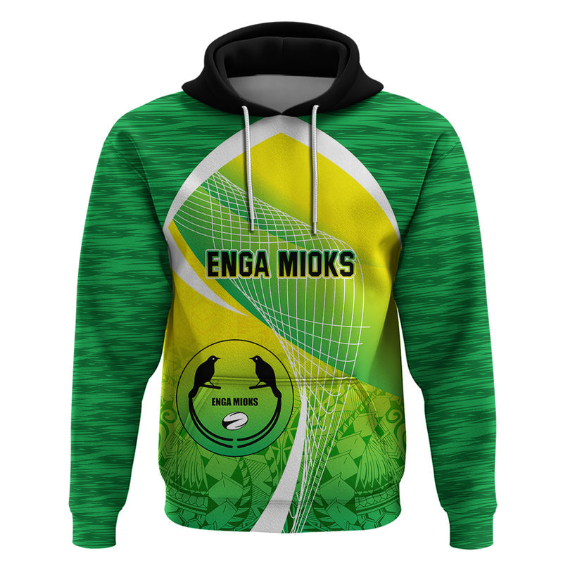 Custom Enga Mioks Rugby Papua New Guinea Polynesian Tattoo Hoodie