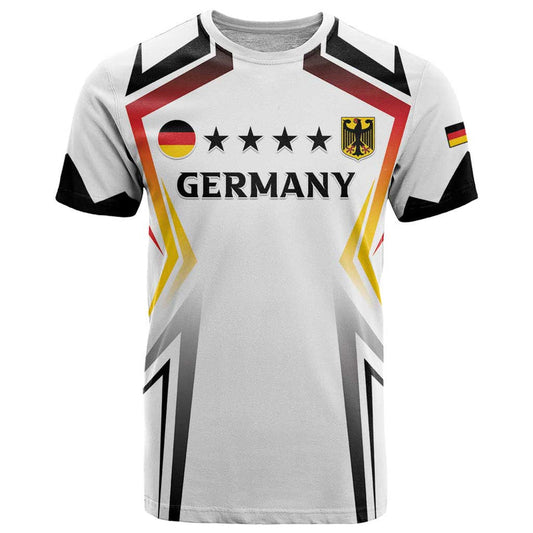 Custom Germany 2024 Football Go Champions Nationalelf White Version T Shirt