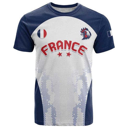 Custom France 2024 Football Go Champions Les Bleus T Shirt