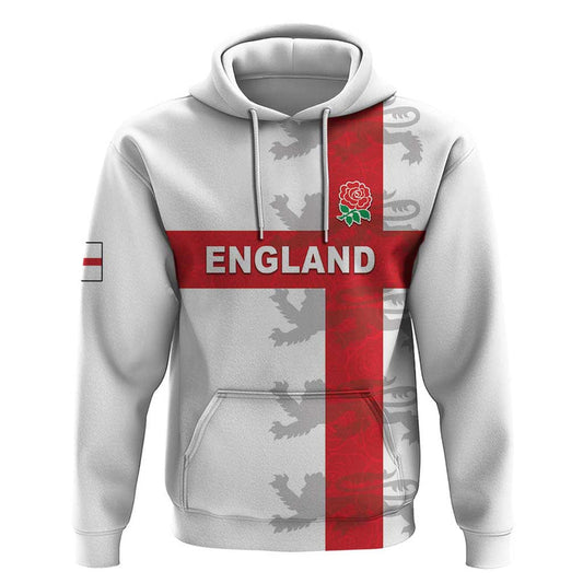 Custom England Rugby Vintage Style Hoodie