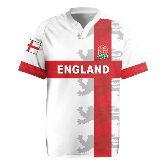 Custom England Rugby Vintage Style Rugby Jersey