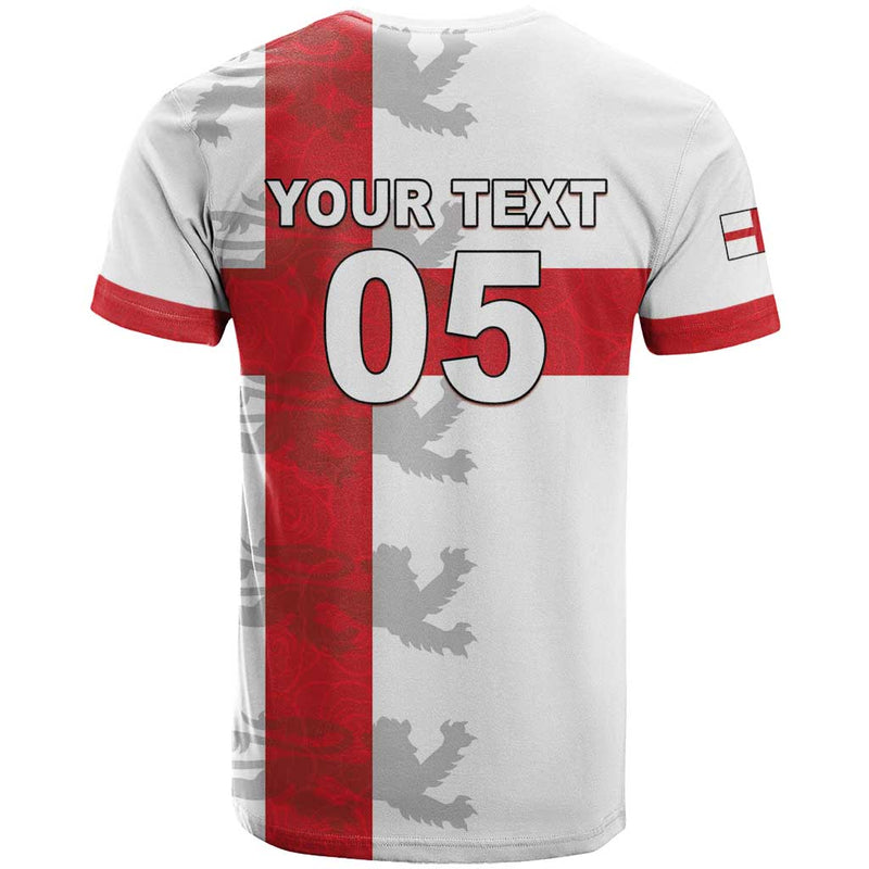 Custom England Rugby Vintage Style T Shirt