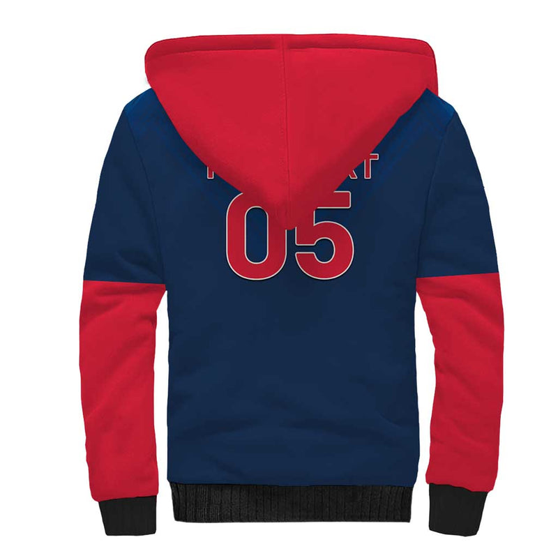 Custom Thailand Football Go Champions Sherpa Hoodie