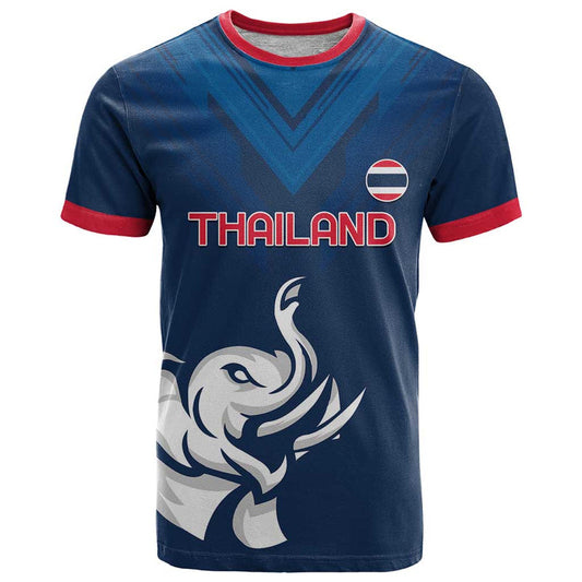 Custom Thailand Football Go Champions T Shirt