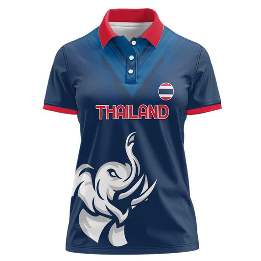 Custom Thailand Football Go Champions Women Polo Shirt