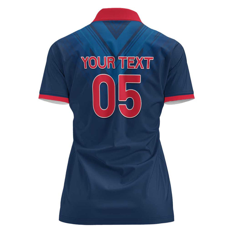 Custom Thailand Football Go Champions Women Polo Shirt