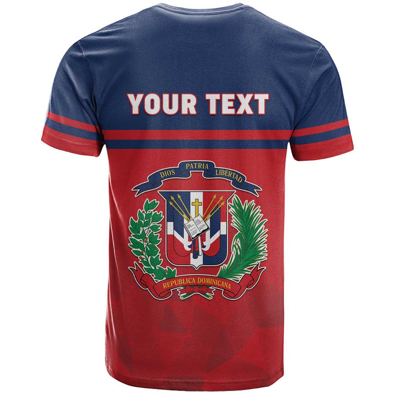Dominican Republic Dominicana Flag Map T Shirt