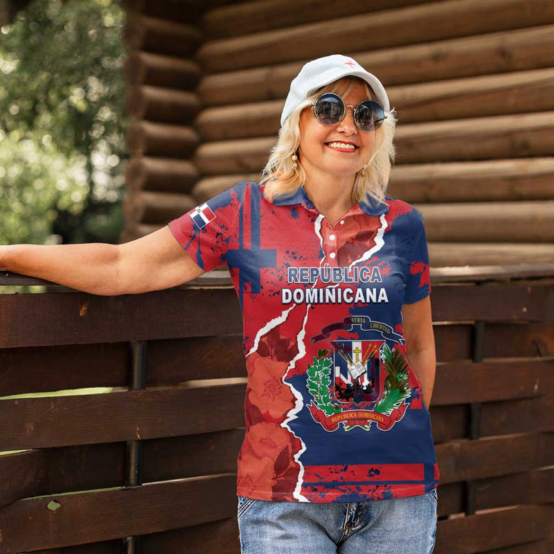 Dominican Republic Bayahibe Rose Unique Style Women Polo Shirt