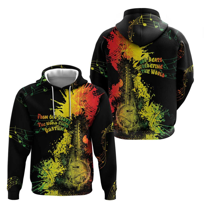 Afro Music Pride From Our Roots The World Finds Rhythm Hoodie