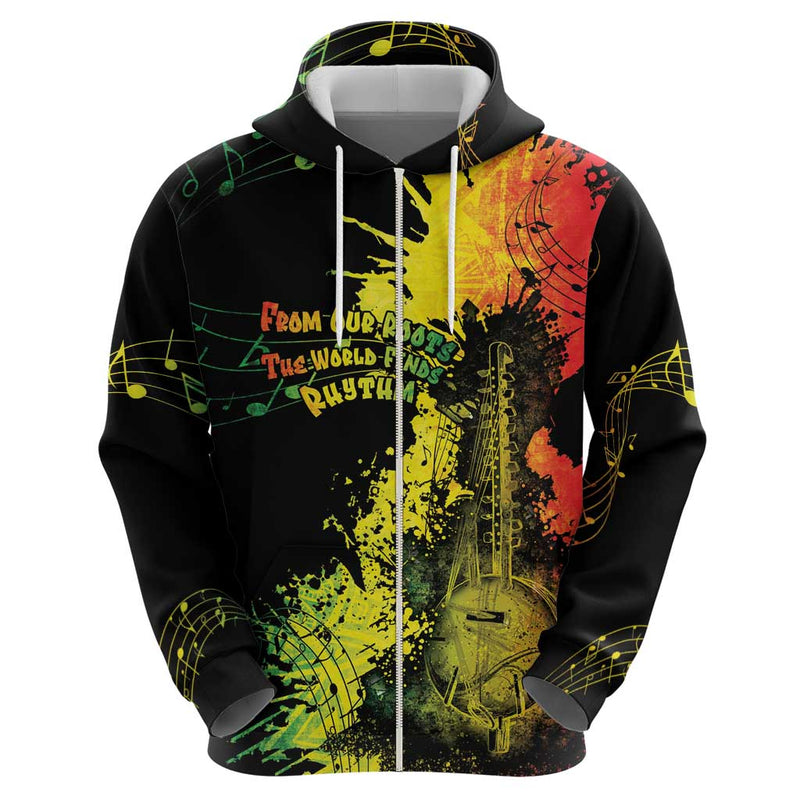 Afro Music Pride From Our Roots The World Finds Rhythm Hoodie