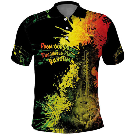 Afro Music Pride From Our Roots The World Finds Rhythm Polo Shirt