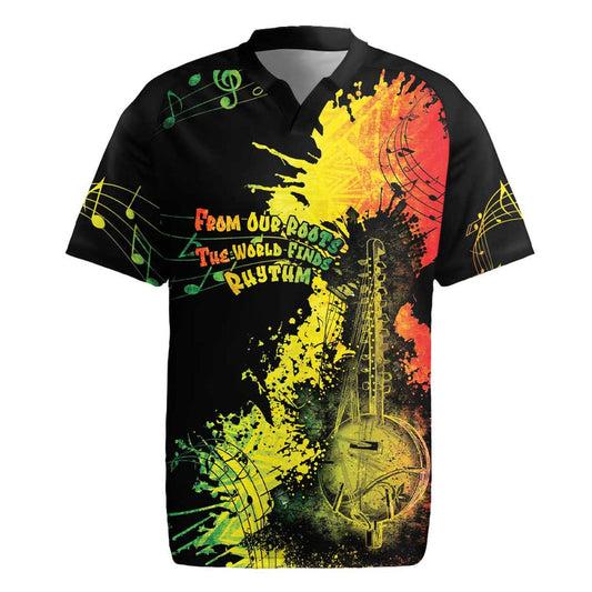 Afro Music Pride From Our Roots The World Finds Rhythm Rugby Jersey