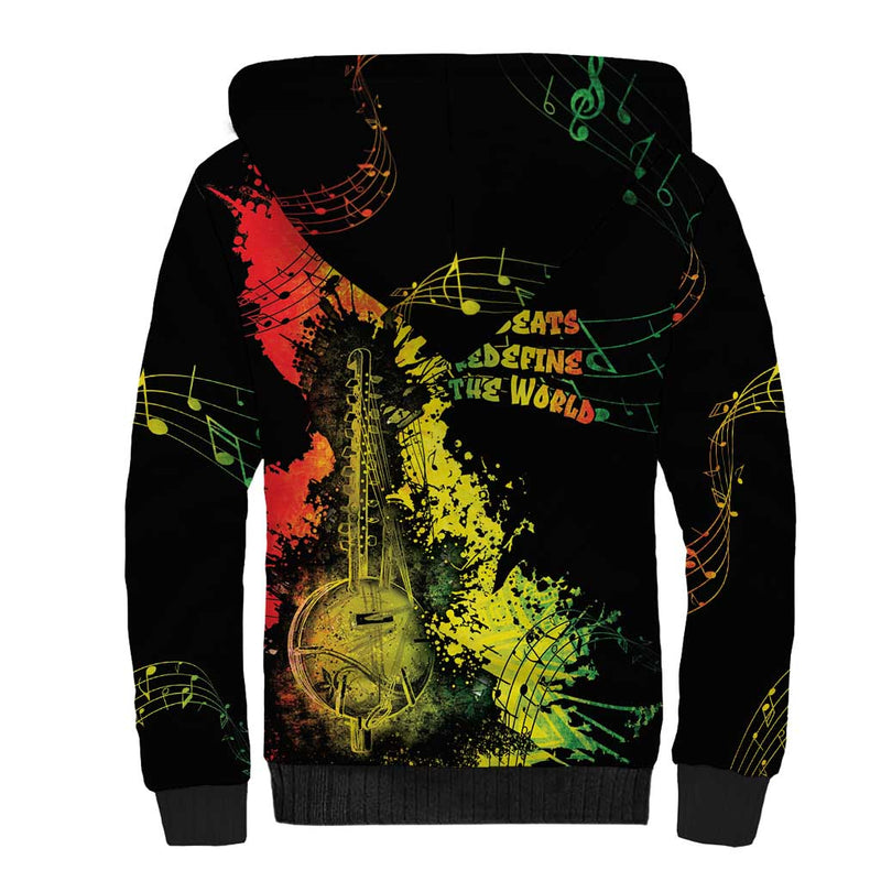 Afro Music Pride From Our Roots The World Finds Rhythm Sherpa Hoodie