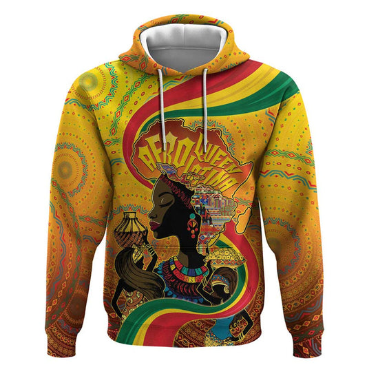 Afro Latina Queen The Beauty Of Black Women Hoodie