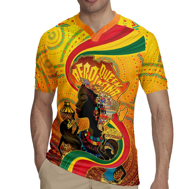 Afro Latina Queen The Beauty Of Black Women Rugby Jersey
