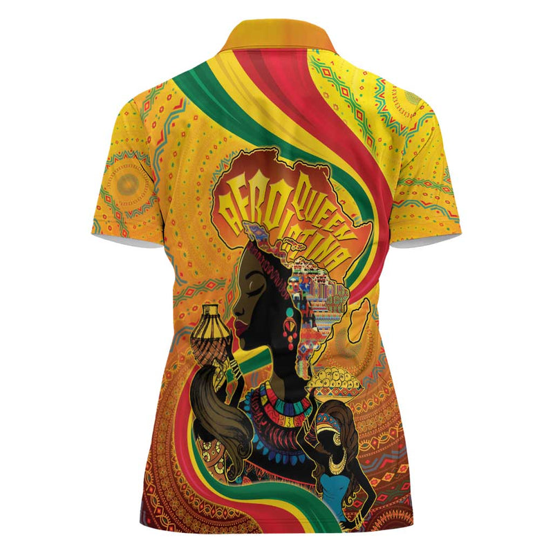 Afro Latina Queen The Beauty Of Black Women Women Polo Shirt