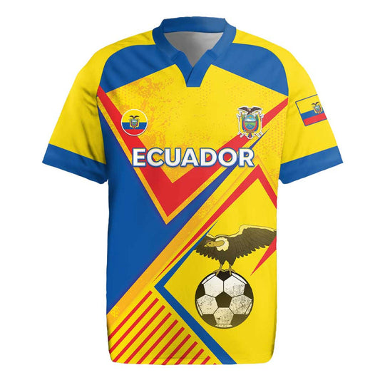 Custom Ecuador Football La Tricolor Sporty Style Rugby Jersey