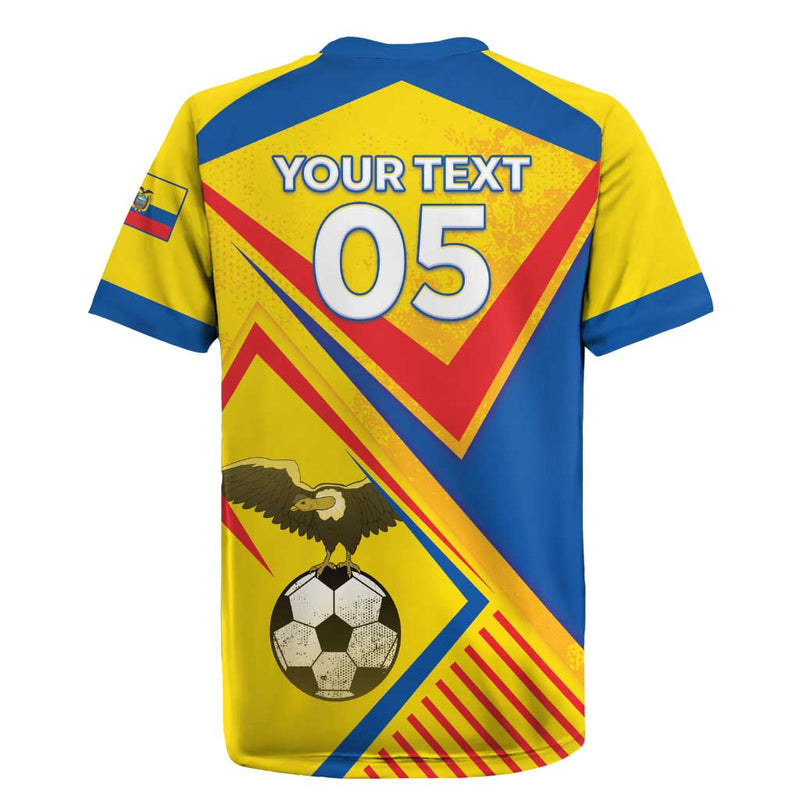 Custom Ecuador Football La Tricolor Sporty Style Rugby Jersey