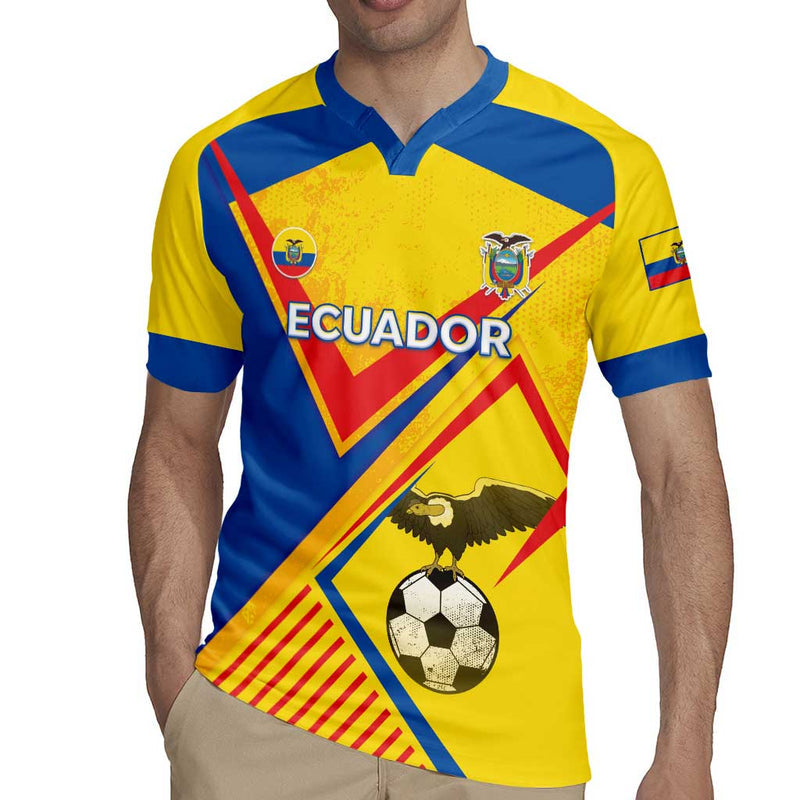 Custom Ecuador Football La Tricolor Sporty Style Rugby Jersey