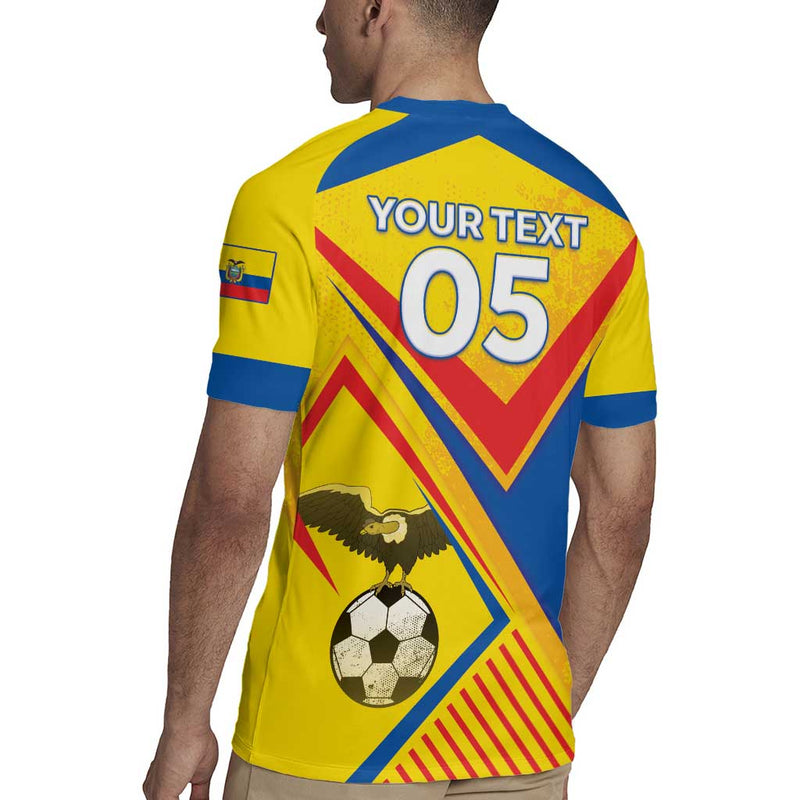 Custom Ecuador Football La Tricolor Sporty Style Rugby Jersey
