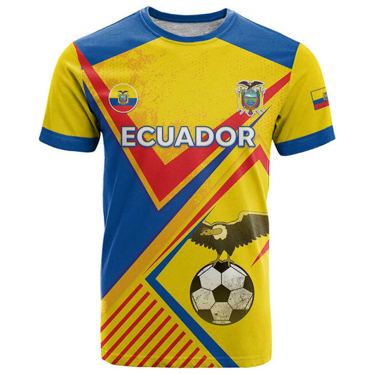 Custom Ecuador Football La Tricolor Sporty Style T Shirt