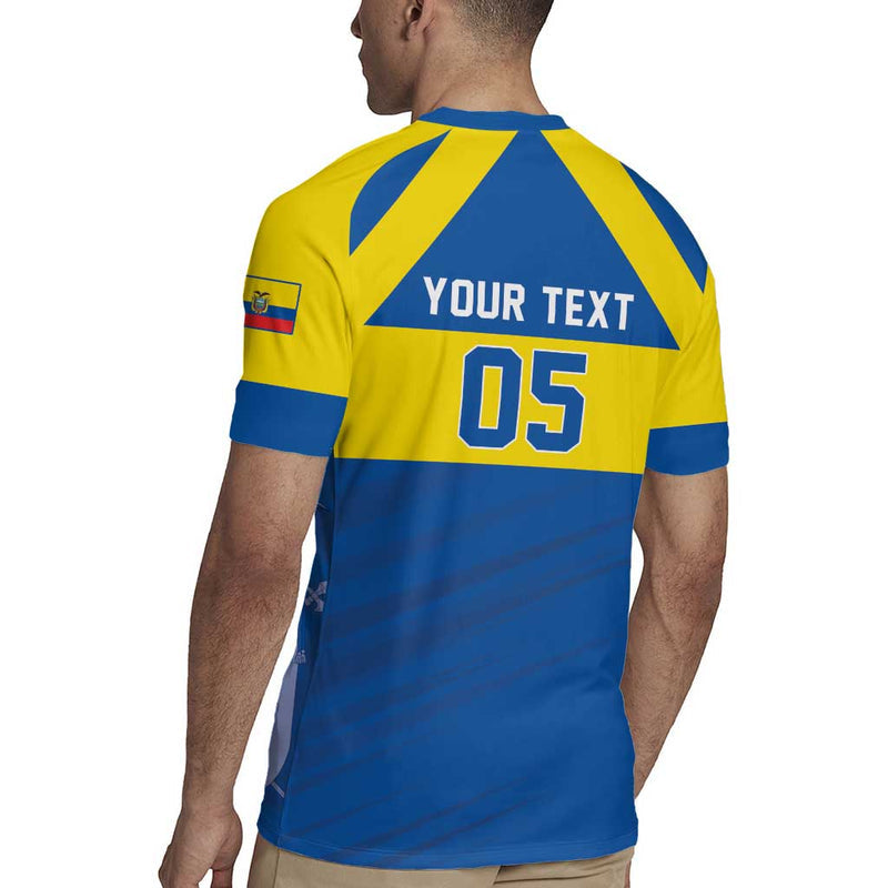 Custom Ecuador Football Go Champions Rugby Jersey
