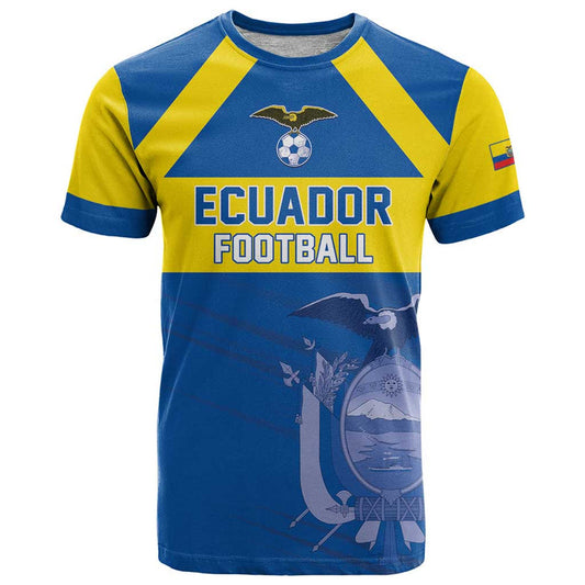 Custom Ecuador Football Go Champions T Shirt
