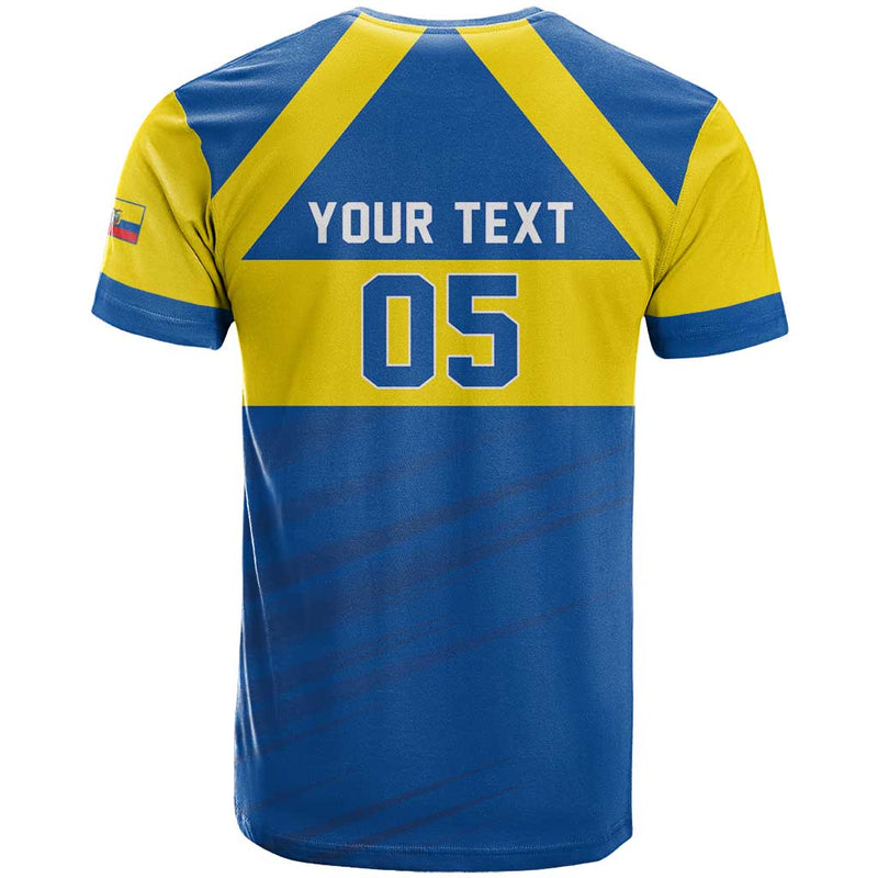 Custom Ecuador Football Go Champions T Shirt