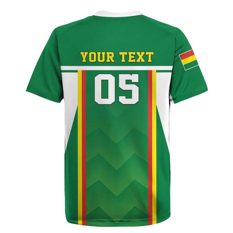 Custom Bolivia Football Go Champions La Verde Green Version Rugby Jersey