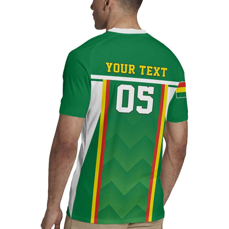 Custom Bolivia Football Go Champions La Verde Green Version Rugby Jersey