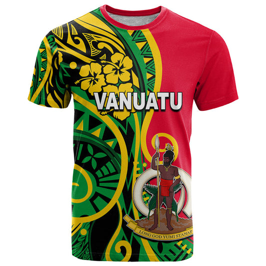 (Custom Personalised) Vanuatu Polynesian Patterns T Shirt