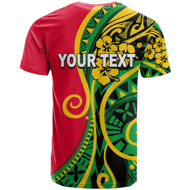 (Custom Personalised) Vanuatu Polynesian Patterns T Shirt