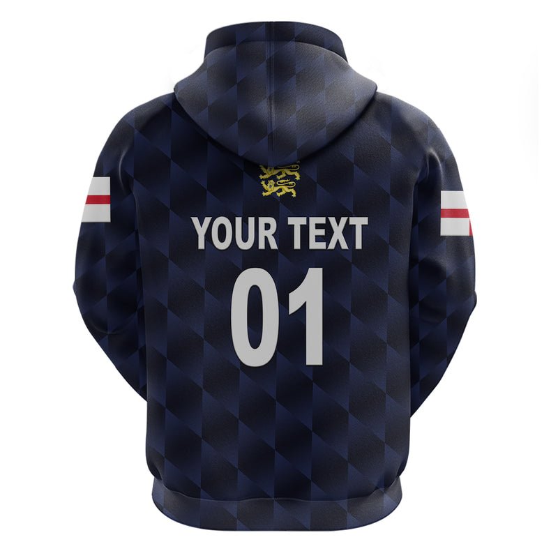 Custom England CrickeHoodie Unique Navy