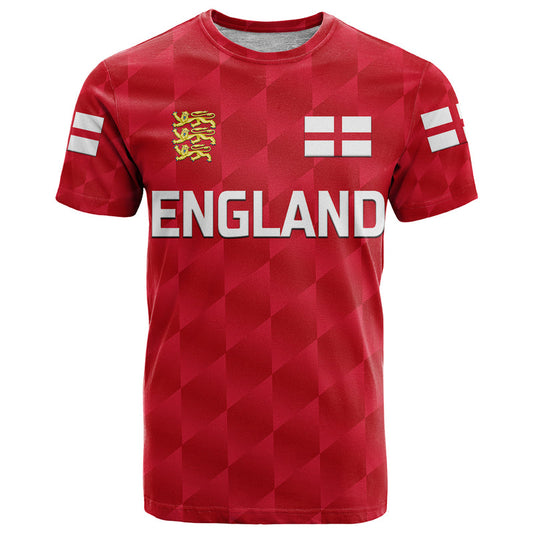 Custom England Cricket Unique Red T Shirt