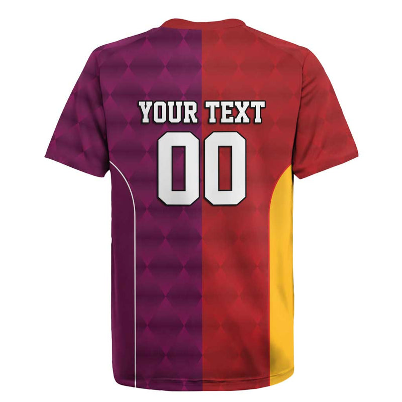 Custom British Lions Australia Queensland Sporty Style Rugby Jersey