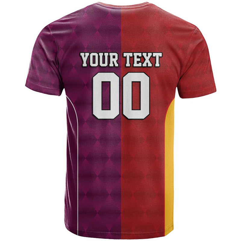 Custom British Lions Australia Queensland Sporty Style T Shirt