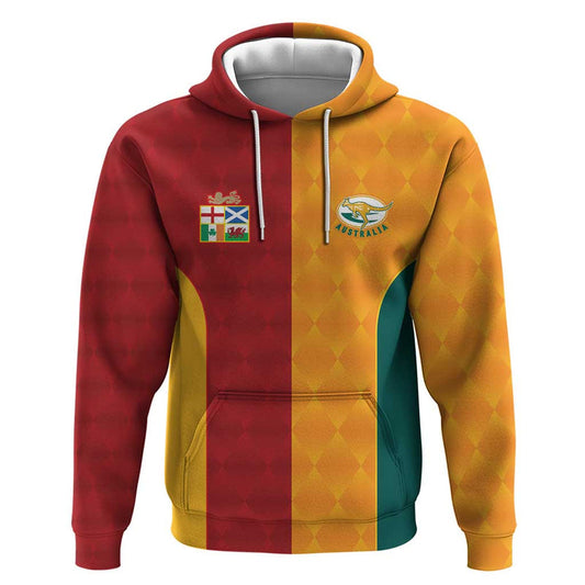 Custom British Lions Australia Wallabies Sporty Style Hoodie