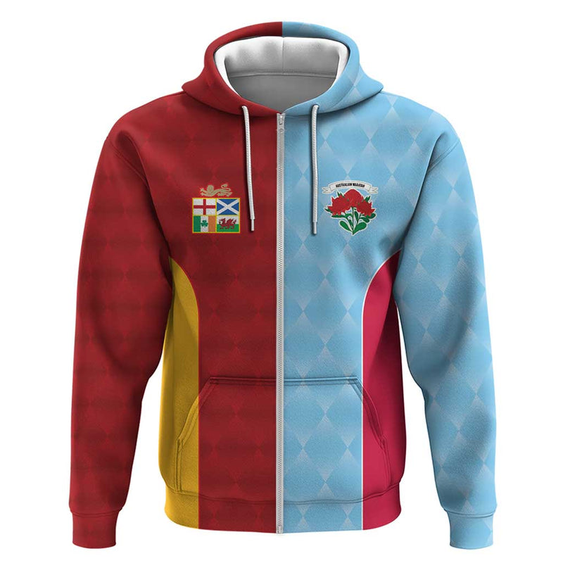 Custom British Lions Australia Waratahs Sporty Style Hoodie