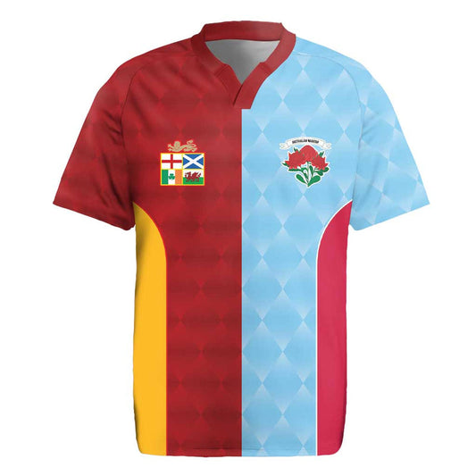 Custom British Lions Australia Waratahs Sporty Style Rugby Jersey