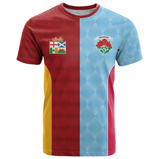 Custom British Lions Australia Waratahs Sporty Style T Shirt