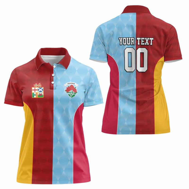 Custom British Lions Australia Waratahs Sporty Style Women Polo Shirt