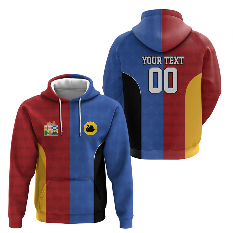 Custom British Lions Australia Western Force Sporty Style Hoodie