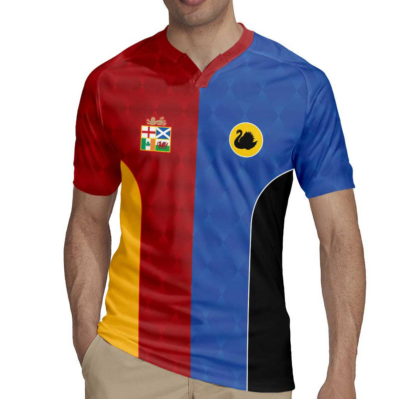 Custom British Lions Australia Western Force Sporty Style Rugby Jersey