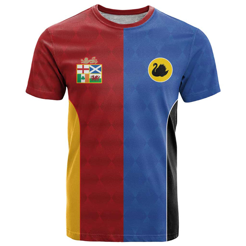 Custom British Lions Australia Western Force Sporty Style T Shirt